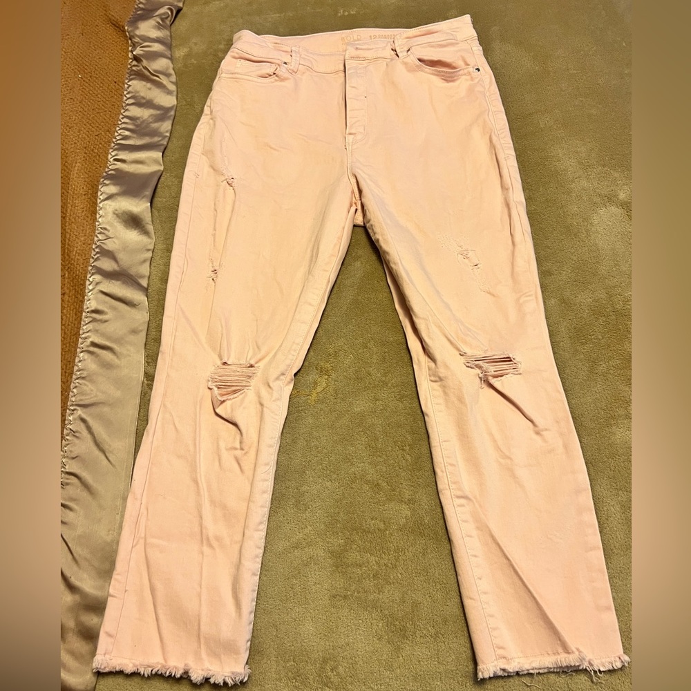 Bold Elements women’s pink jeans size 12